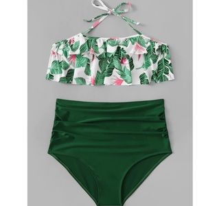 Plus size high waist bikini